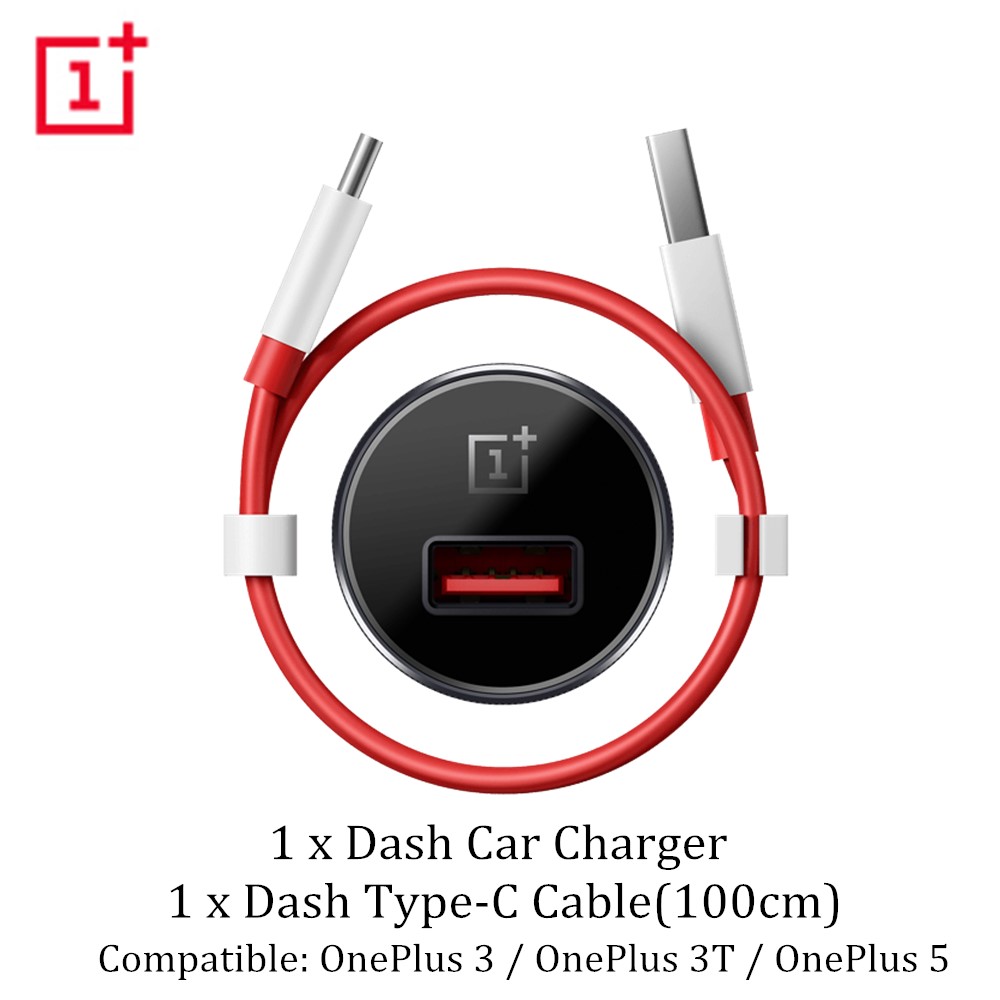 Carregador De Carro Traço ONEPLUS + USB 3.1 Tipo-c Rápido Rápido Cabo De Dados De Carga Para Oneplus 6/5 T / 5/3/3 T-4