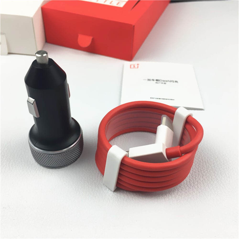 Carregador De Carro Traço ONEPLUS + USB 3.1 Tipo-c Rápido Rápido Cabo De Dados De Carga Para Oneplus 6/5 T / 5/3/3 T-5