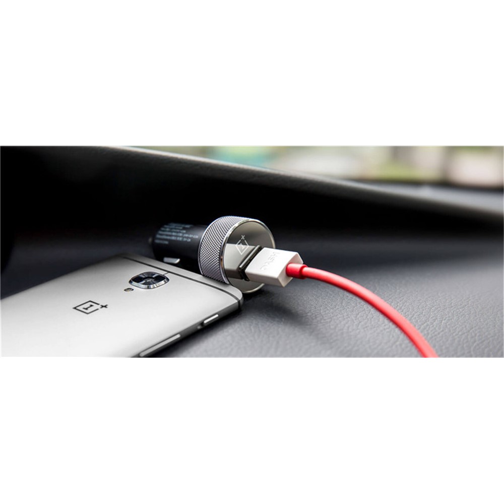 Carregador De Carro Traço ONEPLUS + USB 3.1 Tipo-c Rápido Rápido Cabo De Dados De Carga Para Oneplus 6/5 T / 5/3/3 T-6