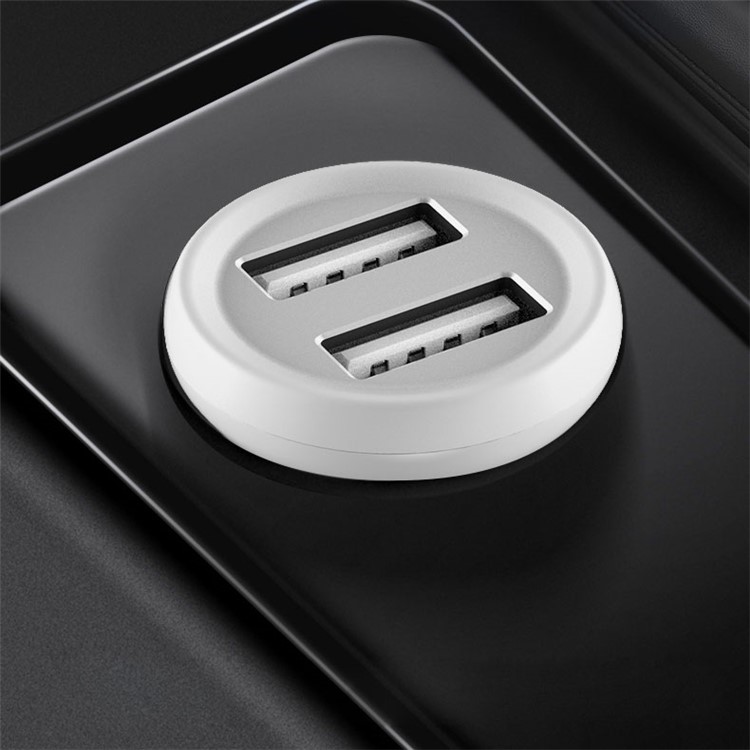 X-LEVEL CCMN-01 2.4A Dual USB Smart Car Charger for iPhone iPad Samsung HTC Sony Huawei LG - Black-3
