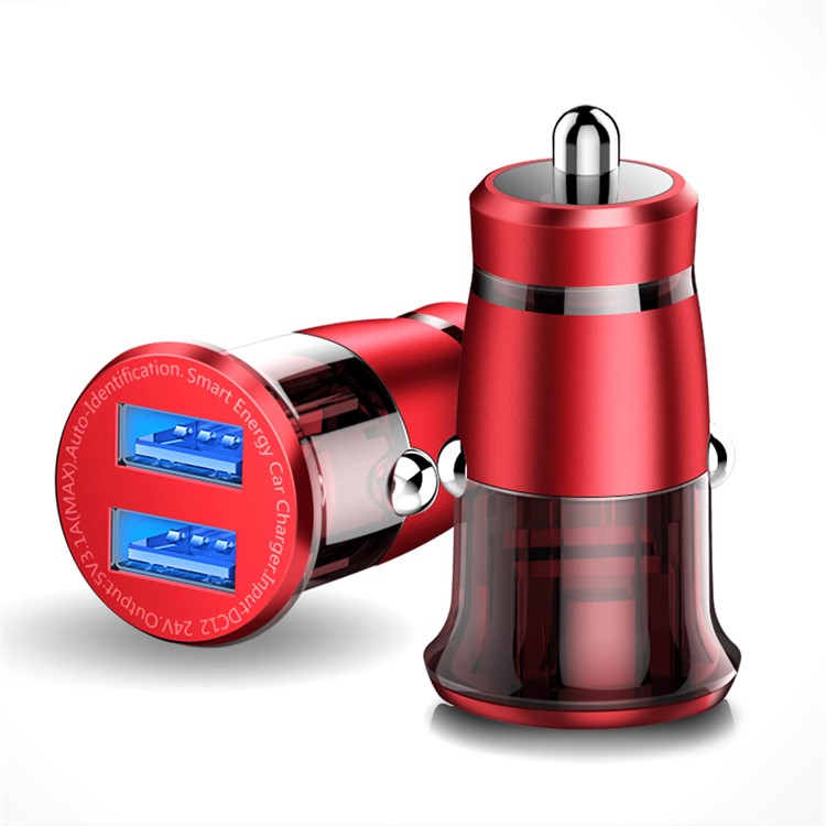 CAFELE USB 3.0 to 1 USB 3.0 and 4 USB Port Car Charger for iPhone iPad Samsung etc. - Red-1