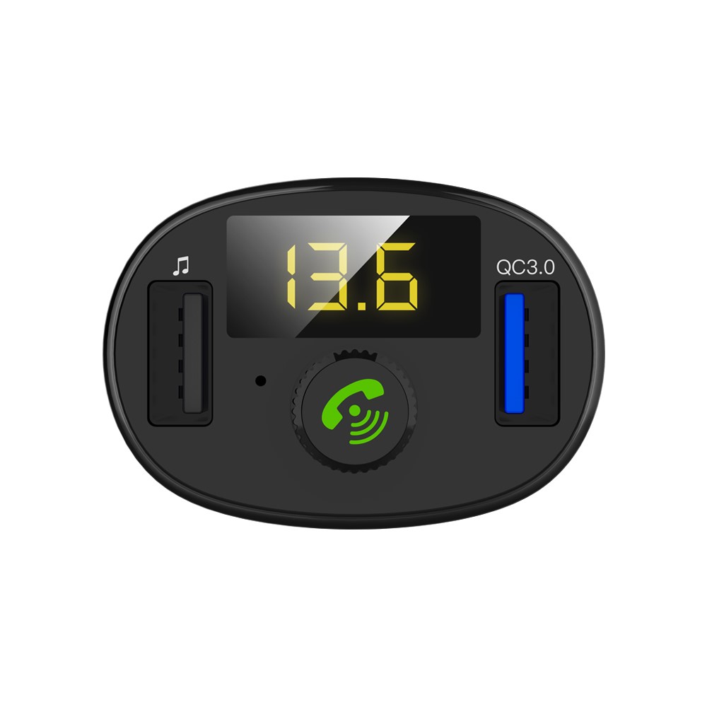 Transmissor Sem Fio FM Bluetooth Car Carregador MP3 Player Para Veículo