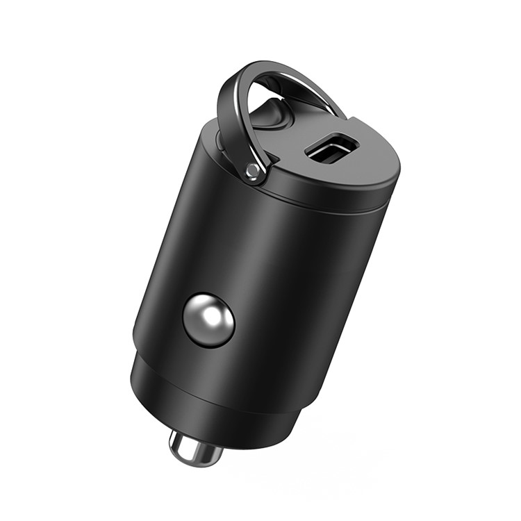 WiWU PC300 Mini Type-C PD Car Charger with Pull Ring-2