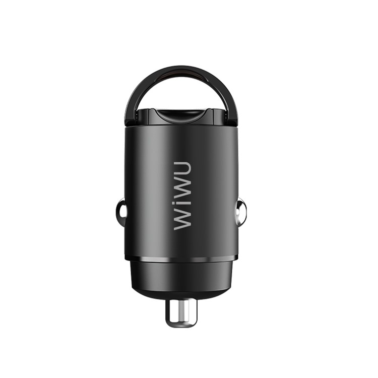 WiWU PC300 Mini Type-C PD Car Charger with Pull Ring-3