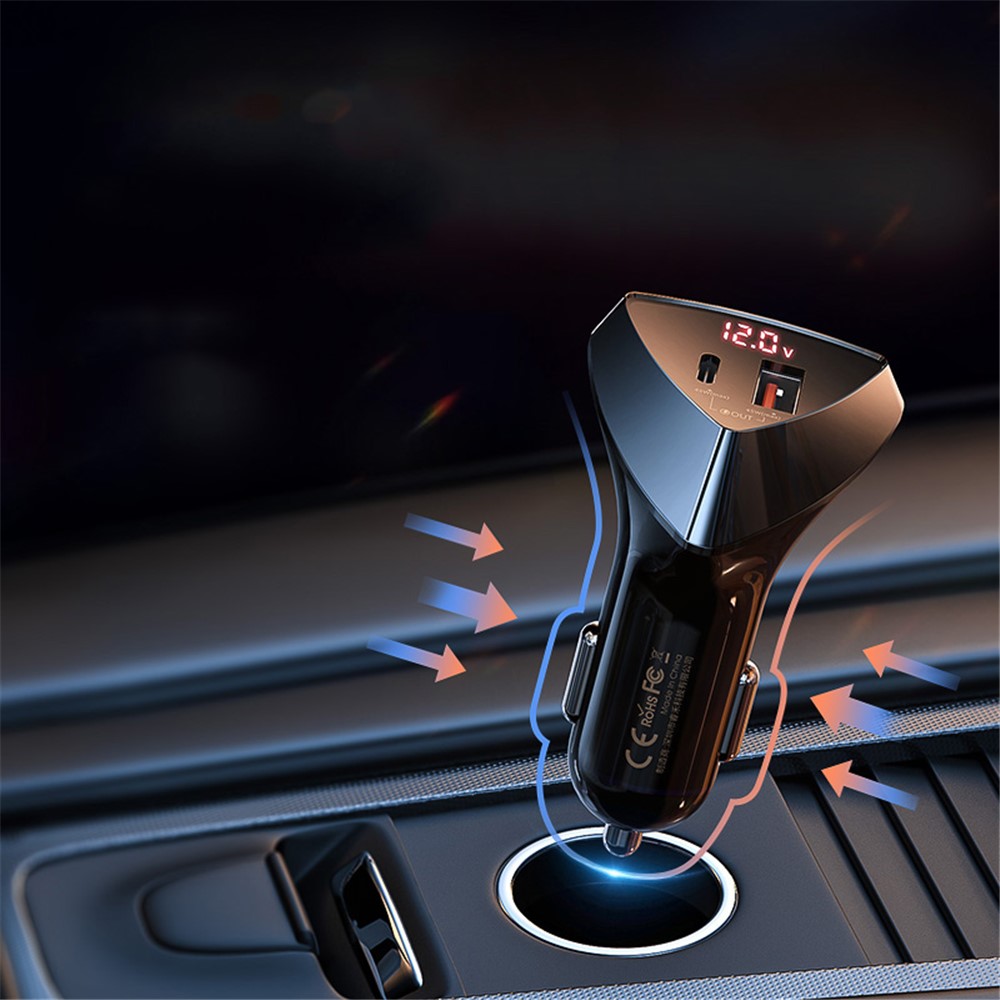 REMAX RCC232 45W PD + QC Fast Charging Mobile Phone Car Charger Adapter-5