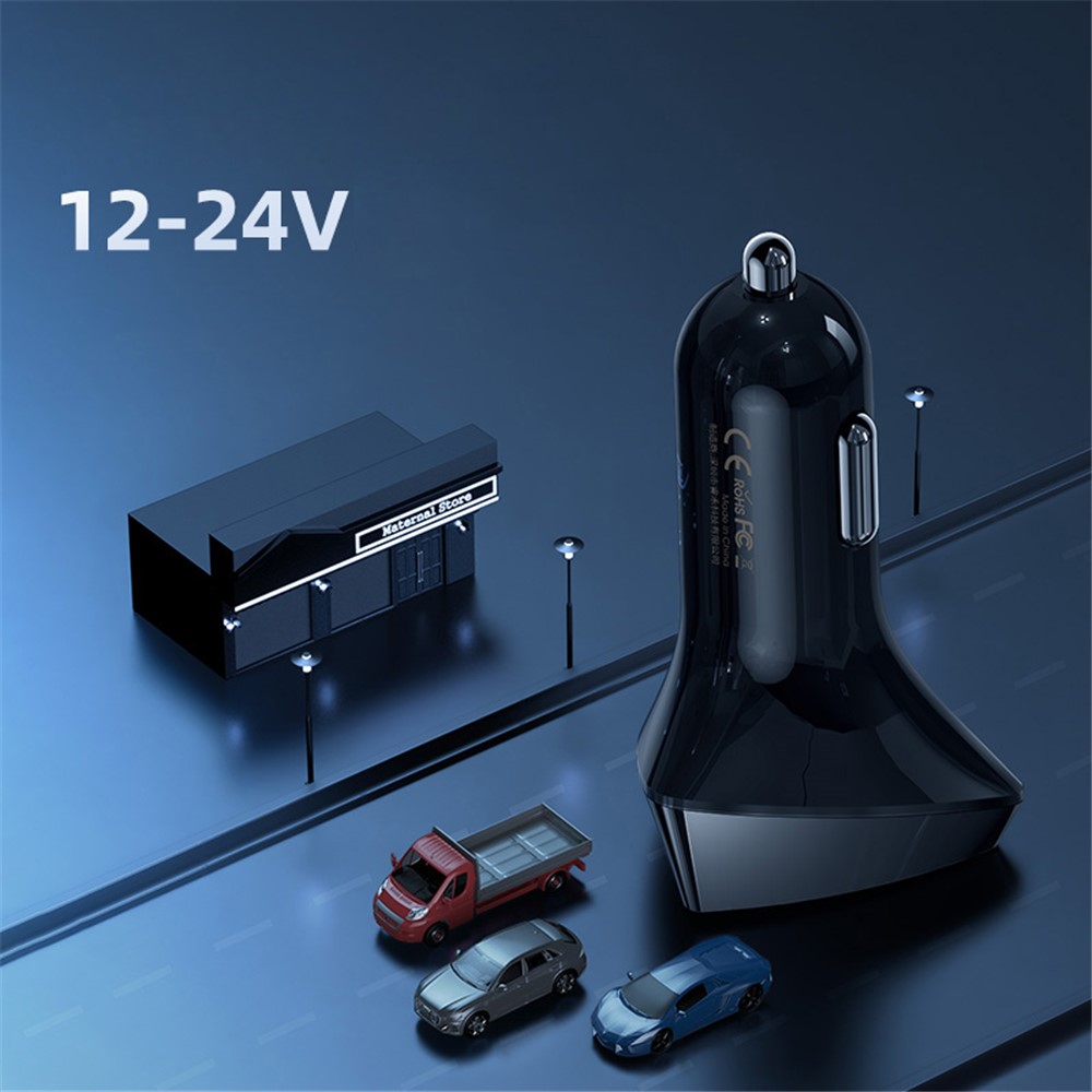 REMAX RCC232 45W PD + QC Fast Charging Mobile Phone Car Charger Adapter-6
