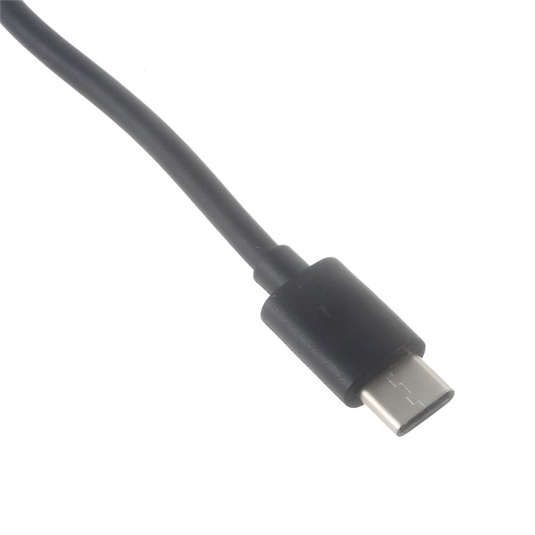 Vehicle Car Charger with USB Type-C Coiled Cable for LG G5/Xiaomi Mi 5 Etc - Black-2