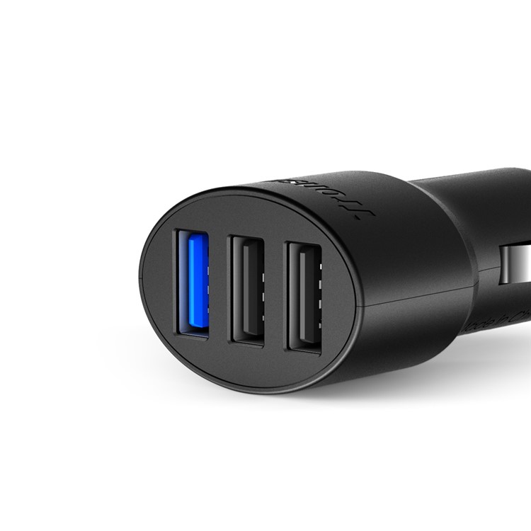 TRONSMART C3PTA USB Car Charger Quick Charge 3.0 3-Port for Samsung S7/S7 Edge Etc-3
