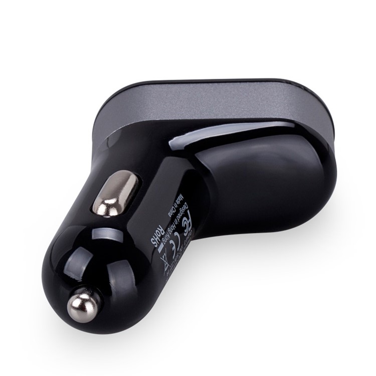 MOMAX XC 4.4A 3 USB Ports Car Charger (CB/CE-EMC Certification) - Black-6