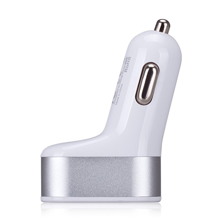 MOMAX XC 4.4A 3 USB Ports Car Charger (CB/CE-EMC Certification) - White-4