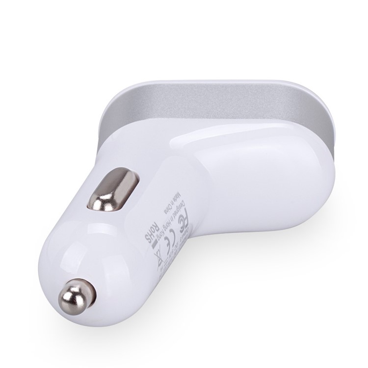 MOMAX XC 4.4A 3 USB Ports Car Charger (CB/CE-EMC Certification) - White-5