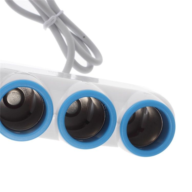 HOCO C1 3-Way Car Cigarette Lighter Socket Splitter with USB Port-11