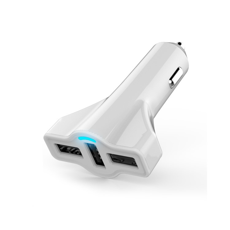 

SEZU Space Shuttle Shaped 5.2A 3-Port USB Car Charge for iPhone iPad Samsung LG - White, iPhone 6s
