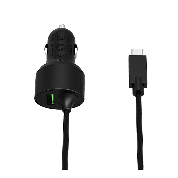 TRONSMART CCTA Dual Port Car Charge with Quick Charge 3.0 & Type-C Cable Ports (CE,RoHS,FCC)-9