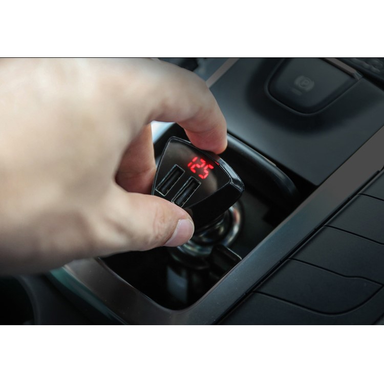 REMAX Aliens 2 USB Car Charger 3.4A with LED Voltage Display for iPhone iPad Samsung-10
