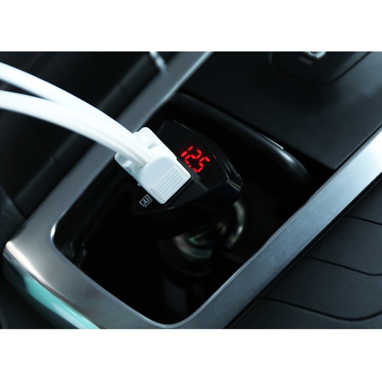 REMAX Aliens 2 USB Car Charger 3.4A with LED Voltage Display for iPhone iPad Samsung-11