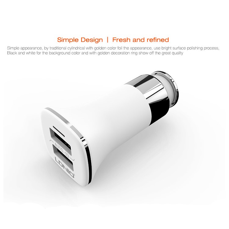 LDNIO C301 3.4A 2 puertos USB cargador de pared inteligente para el iPhone Samsung (CE / RoHS)-1