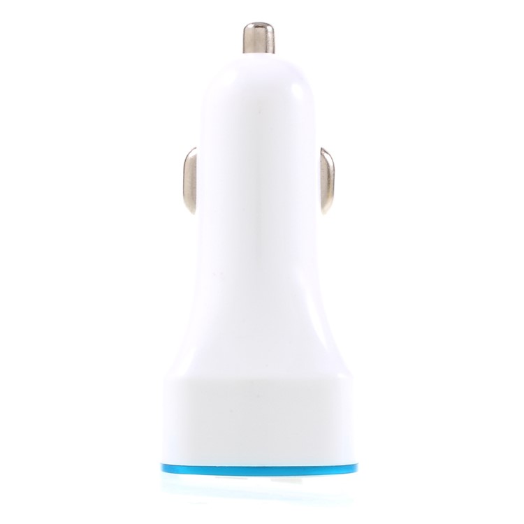 PINZUN 2.1A 2-Port USB Car Charger Adapter for iPhone iPad Samsung - Blue-3