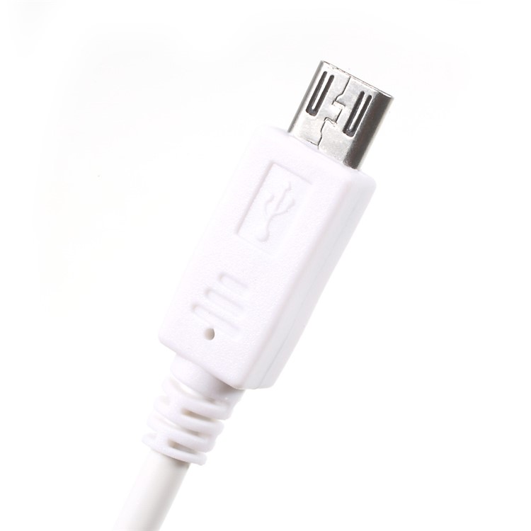 2.1A Springy Car Charger with Micro USB Cable & USB Interface for Samsung Galaxy S7 edge - White-7