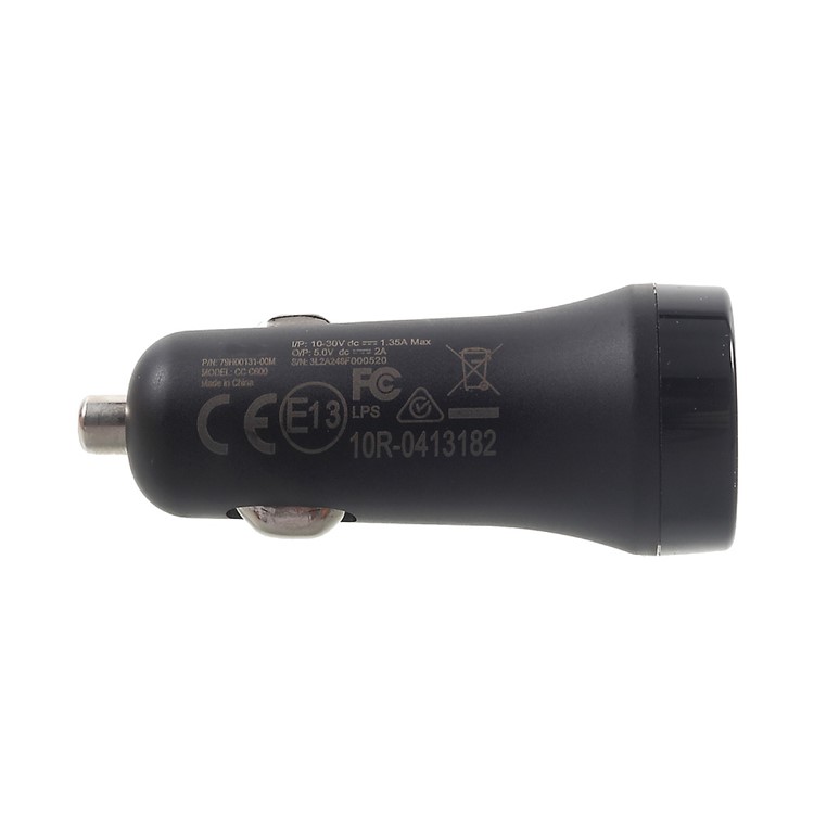 OEM HTC CC C600 2A USB Car Charger for HTC iPhone Samsung - Black-3