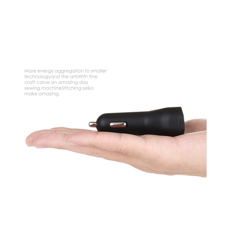 ZUOQI N413 5.4A Dual USB Car Charger with Quick Charge 3.0 for iPhone Samsung HTC Sony - Black-4