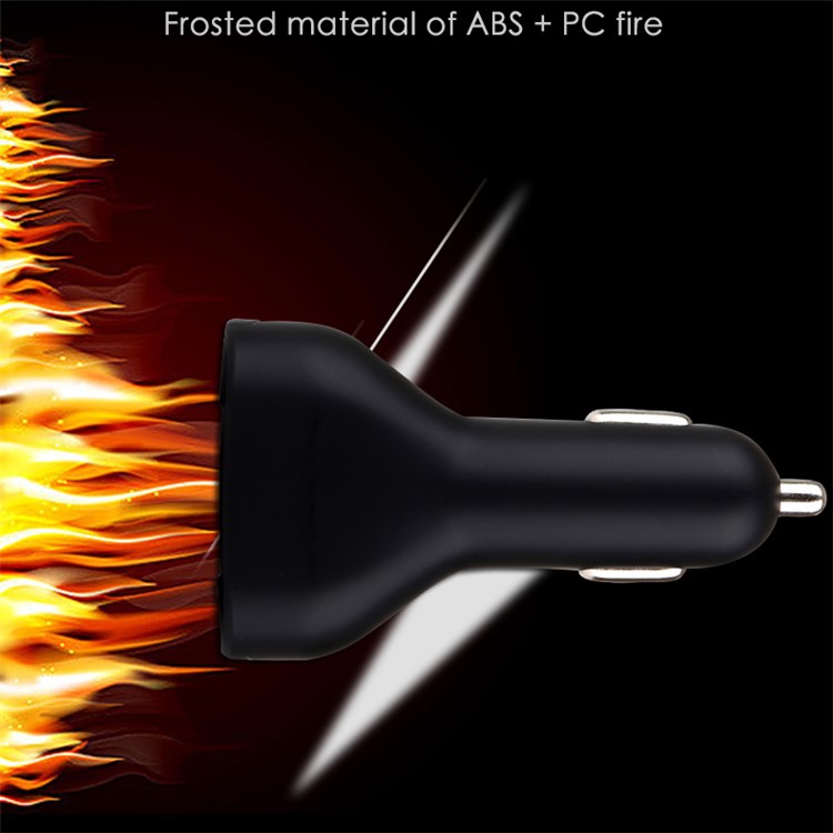 ZUOQI N413 5.4A Dual USB Car Charger with Quick Charge 3.0 for iPhone Samsung HTC Sony - Black-6