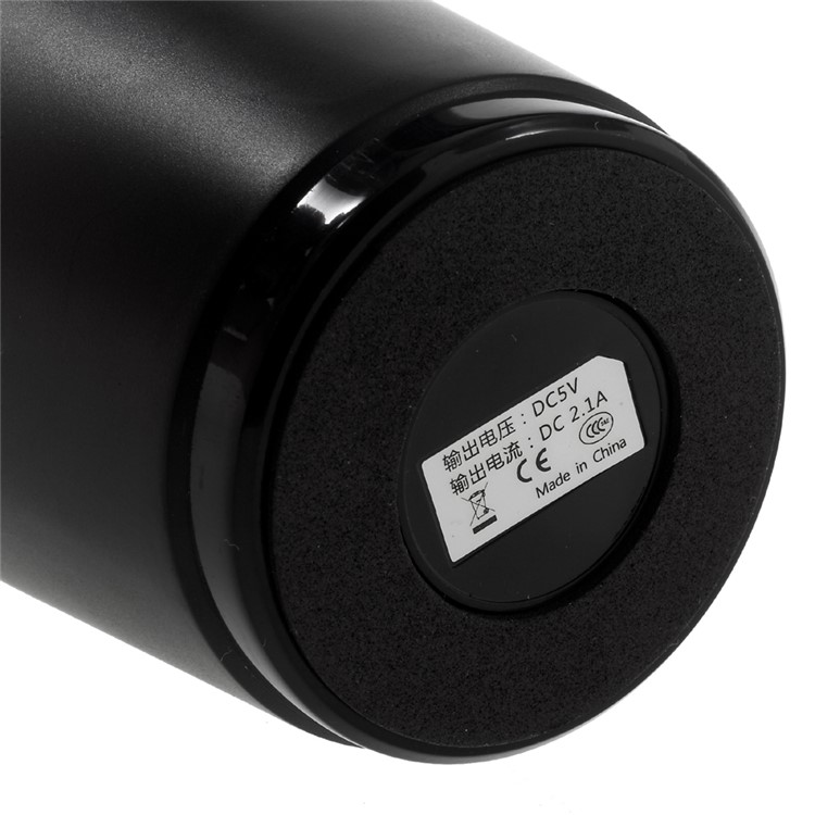 Multifunktions-Tasse Design Bluetooth Dual USB Zigarettenanzünder Auto Ladegerät Musik-Player FM-Transmitter Mit Mikrofon, TF-Kartensteckplatz - Blau-5