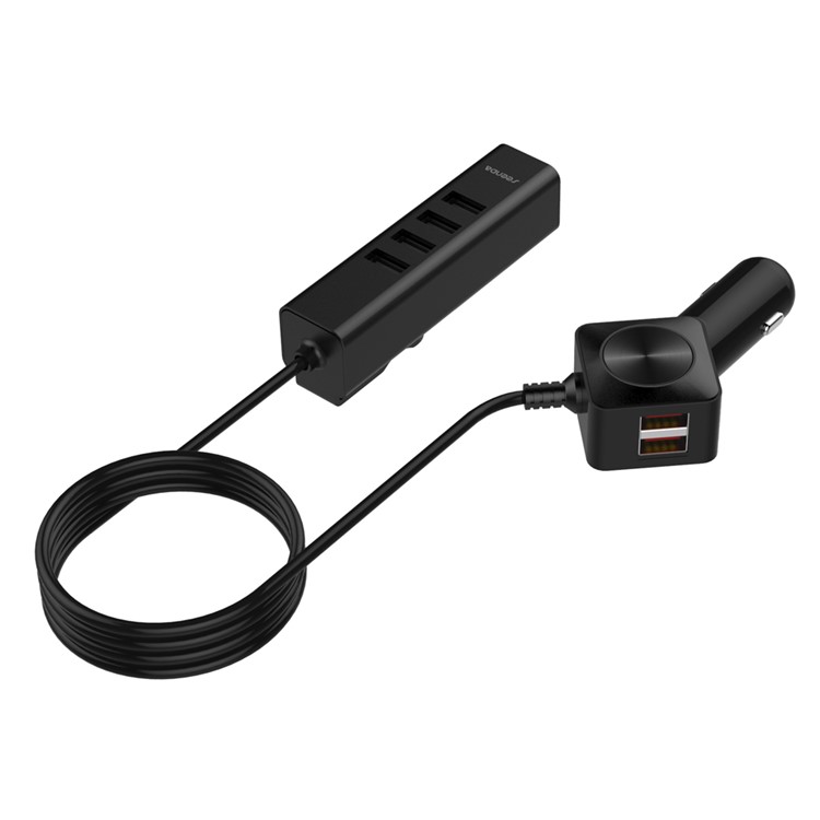 SEENDA 60W 6-Port USB Car Charger with Quick Charge 3.0 Port (ICH-31)-7