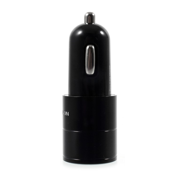 VORSON DC 5V 3A Dual USB Port Car Charger (Type-c + USB 2.0) - Black-5