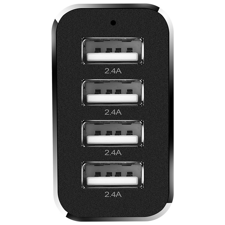 JOYROOM C-T400 5V 2.4A Fast Charge 4 Ports USB Car Charger Adapter - Tarnish-6