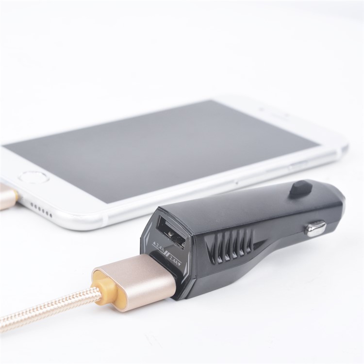 4.8A Dual USB Ports 12V/24V Car Charger for iPhone Samsung LG Etc - Black-11