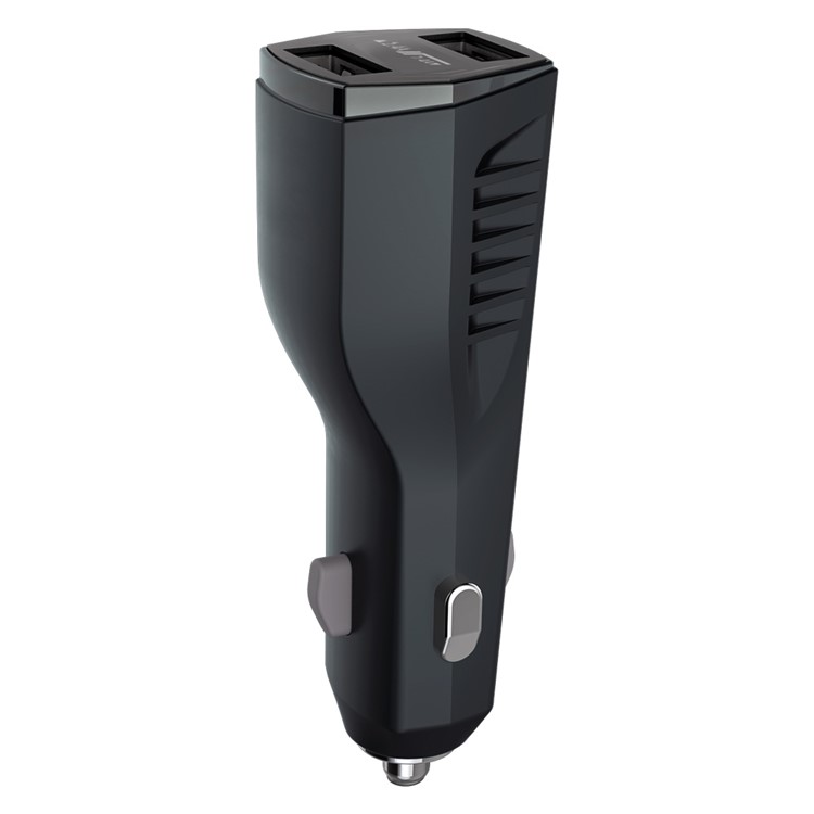 4.8A Dual USB Ports 12V/24V Car Charger for iPhone Samsung LG Etc - Black-5