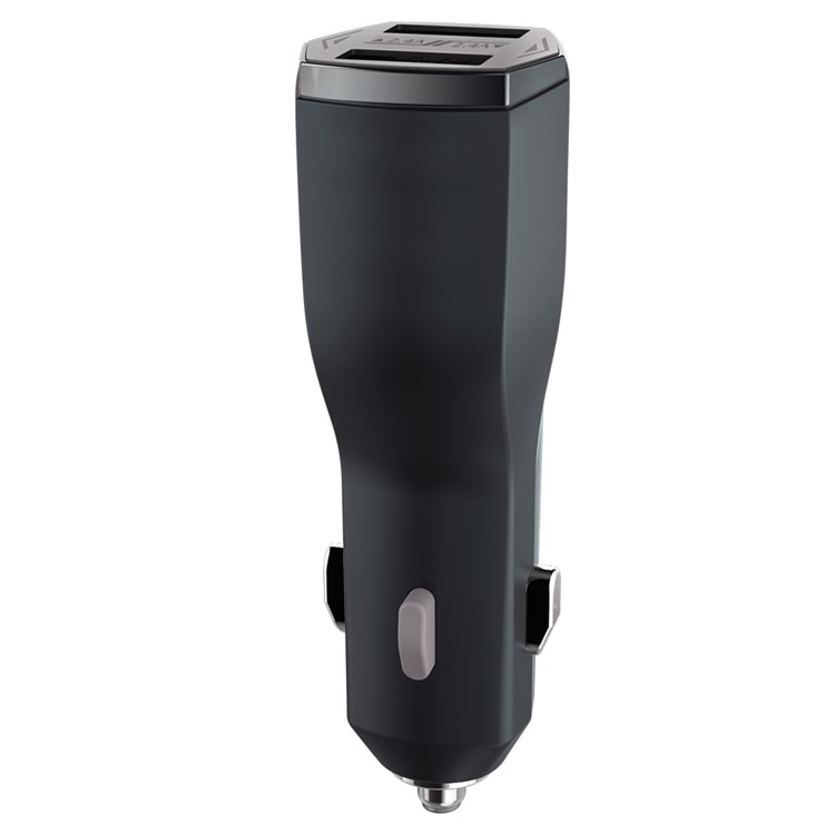 4.8A Dual USB Ports 12V/24V Car Charger for iPhone Samsung LG Etc - Black-6