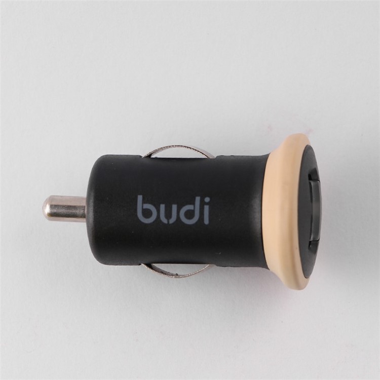 BUDI 10W 2.1A USB Phone Tablet Car Charger + 1.2m/4ft Micro USB Cable (CE/FCC) - Black-4