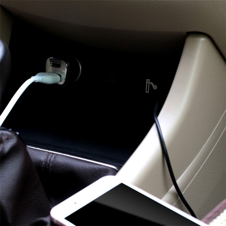MOMAX 5V 5.4A Dual USB Type-C Car Charger for iPhone iPad Samsung - Black-9