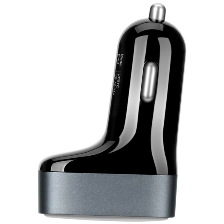 MOMAX 5.4A 3-Port USB Car Charger with Type-C & AutoMax (CE/FCC) - Black-7
