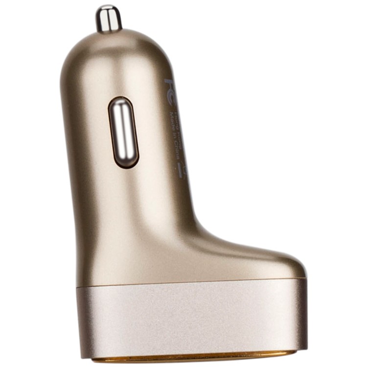 MOMAX 5.4A 3-Port-Multi-USB-Autoladegerät Mit Typ-c Automax (ce / Fcc) - Goldfarben-5