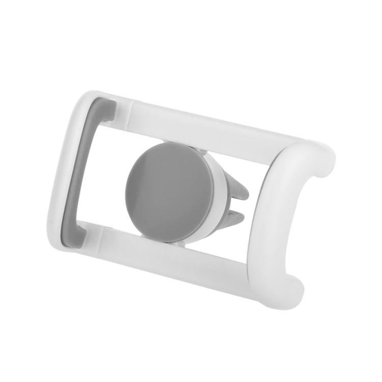 WF-770 Universal Car Air Vent Mount Phone Holder for iPhone 7, Huawei P10, Clamp Width: 5~11cm - White-2