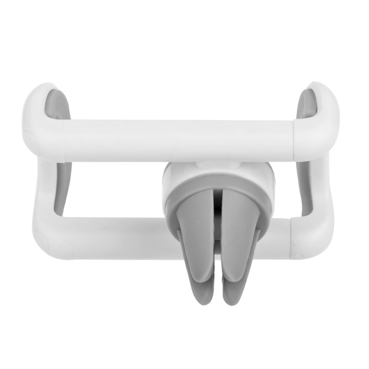 WF-770 Universal Car Air Vent Mount Phone Holder for iPhone 7, Huawei P10, Clamp Width: 5~11cm - White-4