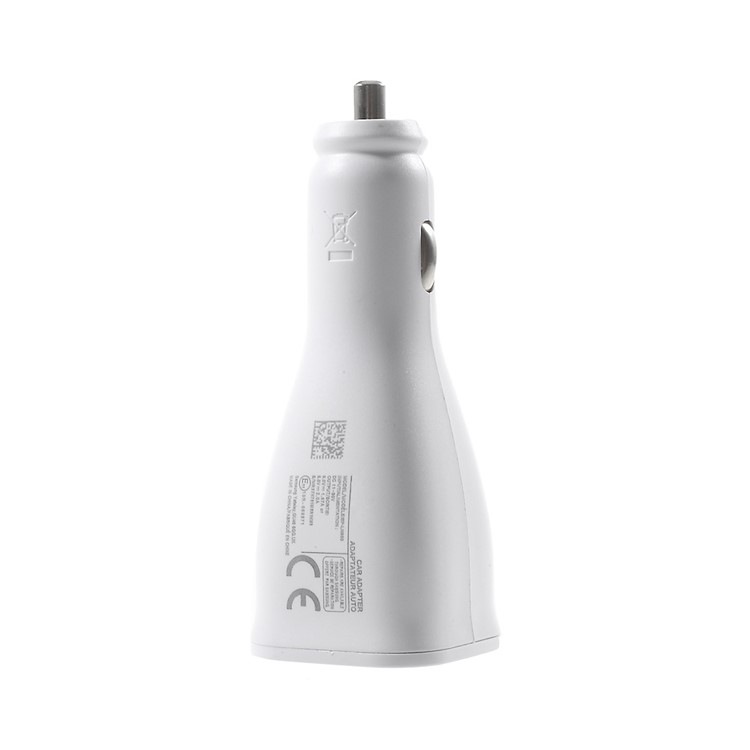 SAMSUNG OEM 2 USB Ports Adaptive Fast Charging Car Charger + Micro USB Cable - White-3