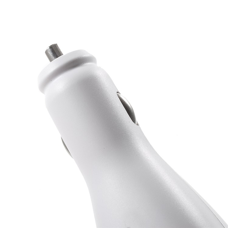 SAMSUNG OEM 2 USB Ports Adaptive Fast Charging Car Charger + Micro USB Cable - White-7