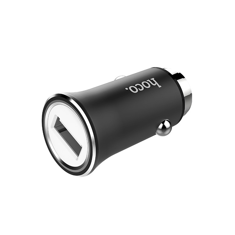 HOCO Z8 Titan Single Port USB Car Charger for iPhone iPad Samsung Cellphone Tablet - Black-3
