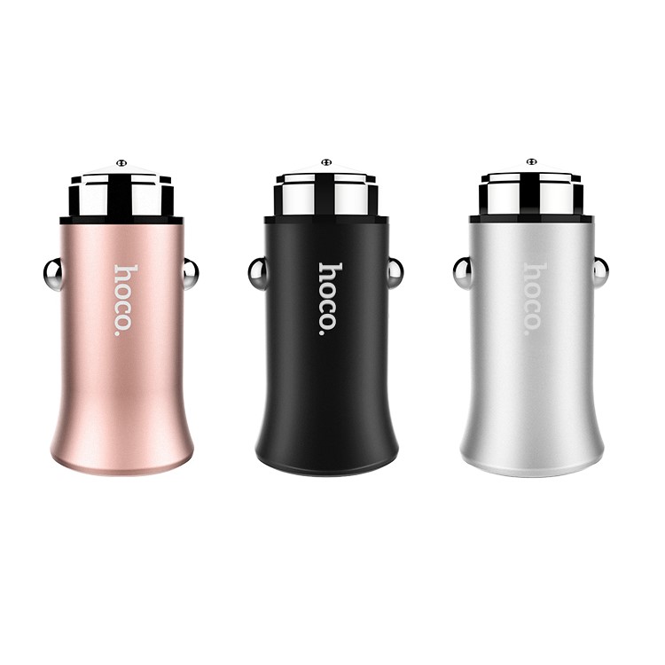 HOCO Z8 Titan Single Port USB Car Charger for iPhone iPad Samsung Cellphone Tablet - Black-4