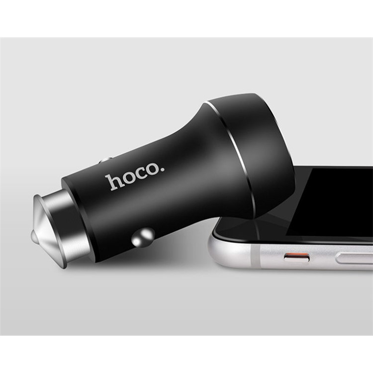 HOCO Z7 Dual USB 12V Car Battery Charger for iPhone iPad Samsung Cellphone Tablet - Black-7