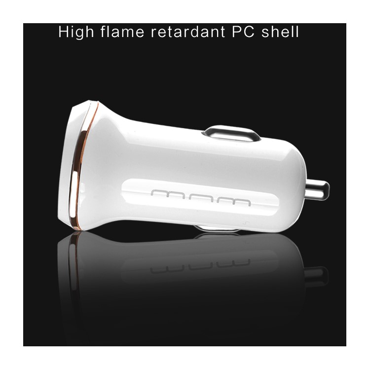 WUW Quick Charge 2.0 2.1A Dual USB Ports Car Charger Adapter-5