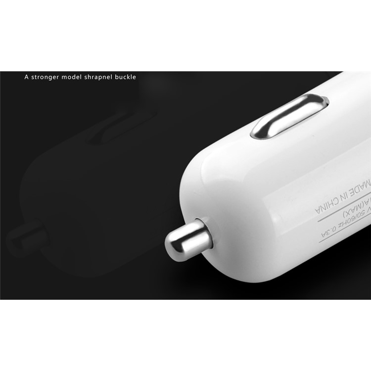 WUW Quick Charge 2.0 2.1A Dual USB Ports Car Charger Adapter-6