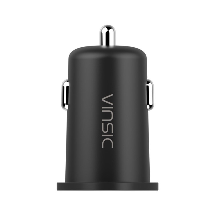 VINSIC VSCC106 Single Port QC 3.0 Car Charger for iPhone Samsung Huawei Etc - Black-3