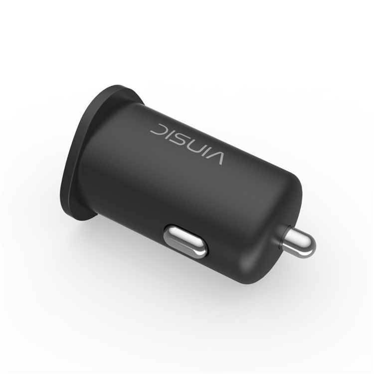 VINSIC VSCC106 Single Port QC 3.0 Car Charger for iPhone Samsung Huawei Etc - Black-6