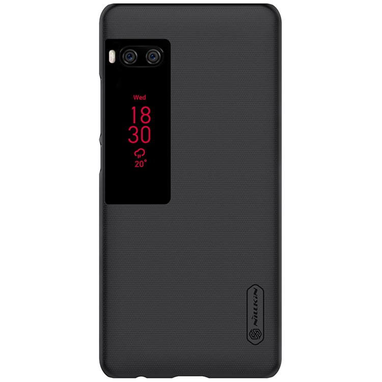 NILLKIN for Meizu PRO 7 Super Frosted Shield PC Phone Case + Screen Film - Black-3