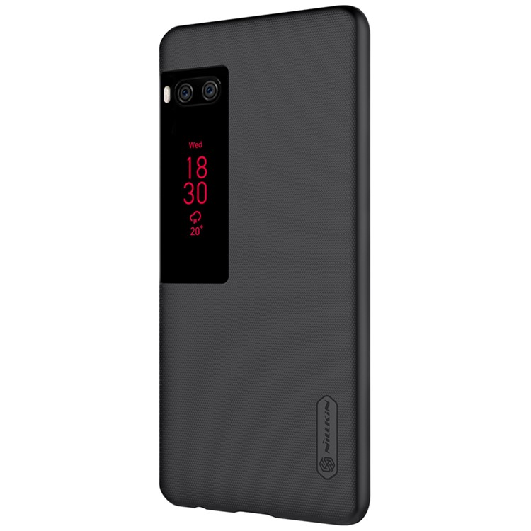 NILLKIN for Meizu PRO 7 Super Frosted Shield PC Phone Case + Screen Film - Black-5